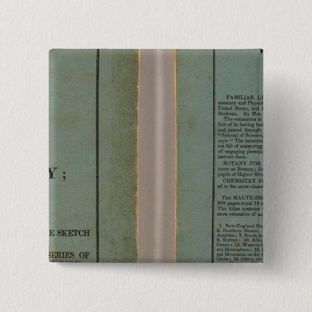 Atlas of universal history 2 inch square button (Front)