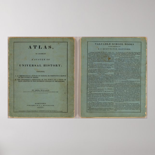 Atlas of universal history poster (Front)