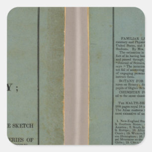 Atlas of universal history square sticker