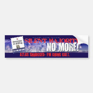 Atlas Shrugged-I'm going Galt Bumper Sticker