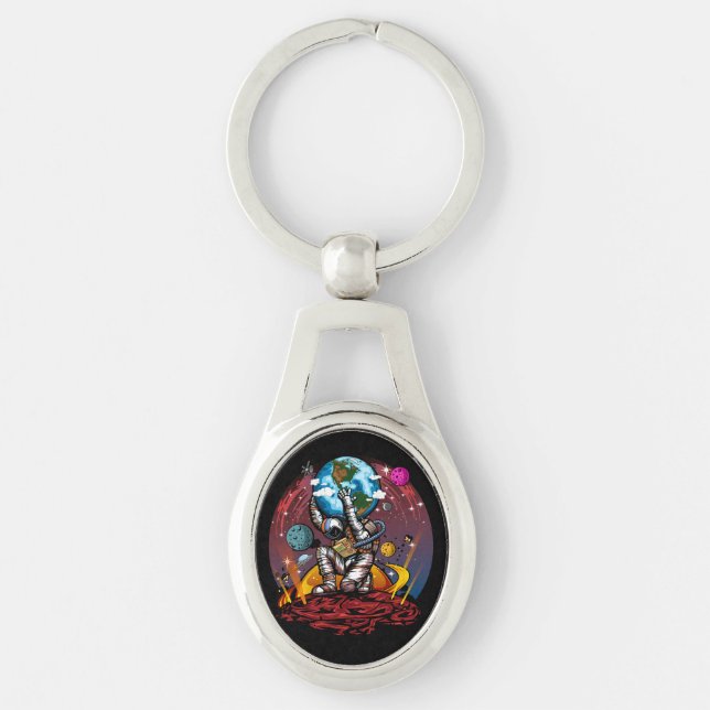 Atlas Space Man Keychain (Front)