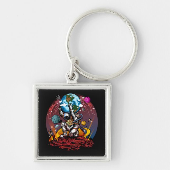 Atlas Space Man Keychain (Front)
