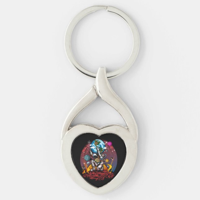 Atlas Space Man Keychain (Front)