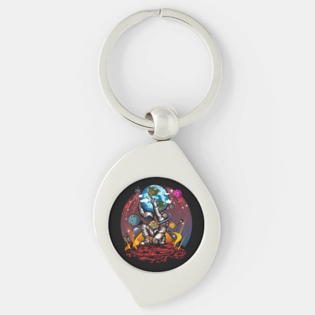 Atlas Space Man Keychain (Front)