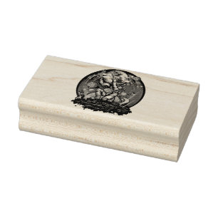 Atlas Space Man Rubber Stamp