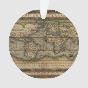 Atlas vintage de carte du monde historique