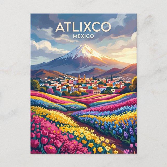 Atlixco Mexico Postcard (Front)