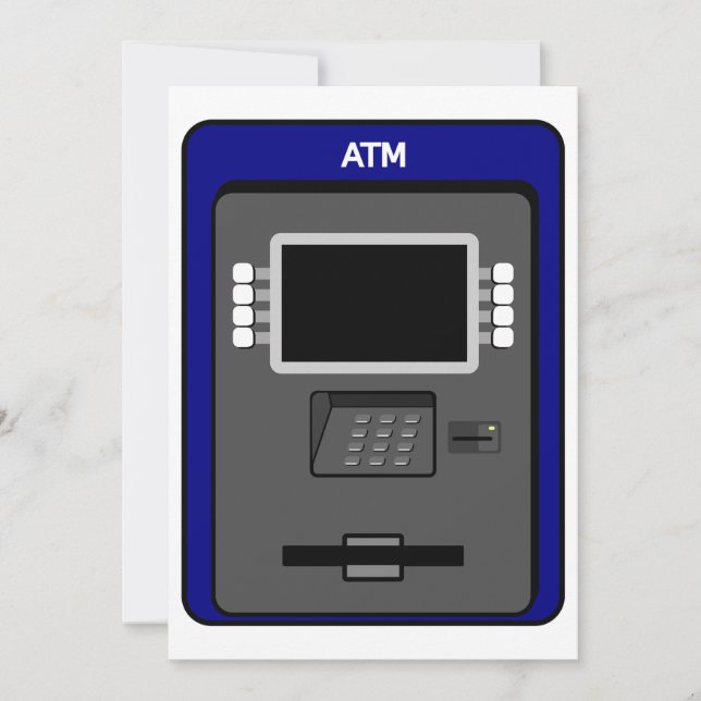 ATM Machine Invitations (Front)