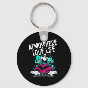 Atmosphere Love Life Water Scooter Jet Ski Keychain