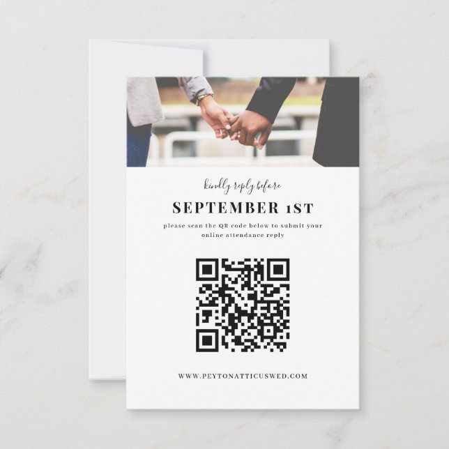 Atmosphere Photo Online RSVP (Front)