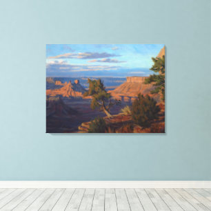 Atmospheric Depth of Castle Valley, Utah Canvas Print