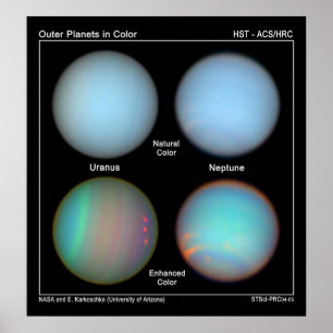 Atmospheric features on Uranus and Neptune are rev Poster