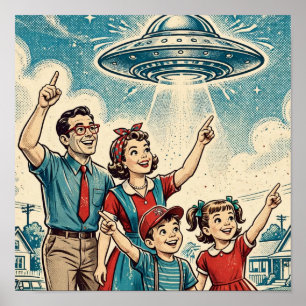 Atom Age Cryptid PSA Poster