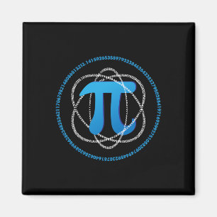Atom Pi Day Math Science Lover Gift Magnet
