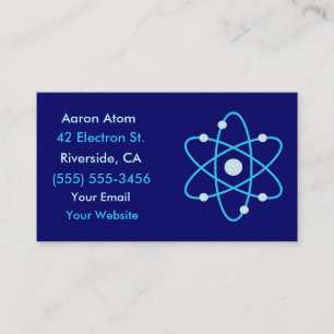 Atom Science Business Cards