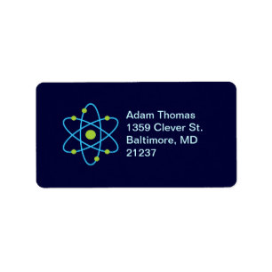 Atom Science Label