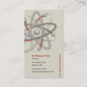 Atom - Scientist Business Card