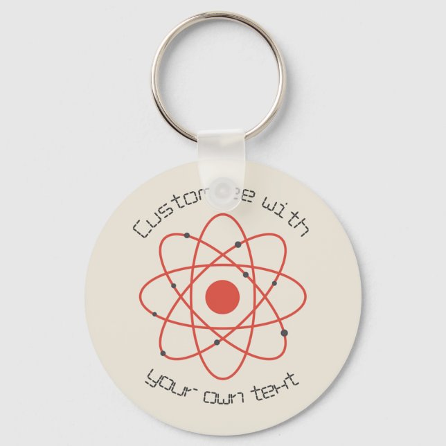 Atom Structure Keychain (Front)