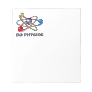 Atom symbol notepad