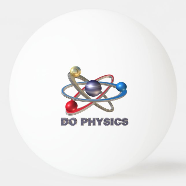 Atom symbol ping pong ball (Back)