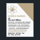 Atom Symbol, Science Course Advertising Flyer<br><div class="desc">Atom Symbol,  Science Course Advertising Flyers By The Business Card Store.</div>