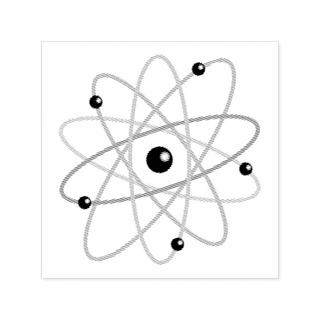 Atom Symbol | Science Rules Self-inking Stamp (Design)