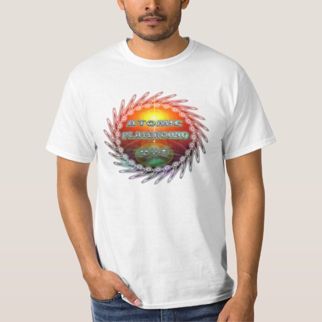 AtomcBlade White T-Shirt (Front)
