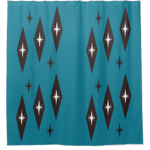 Atomic 1950’s Diamonds Pattern Teal
