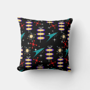 Atomic 50s throw pillow