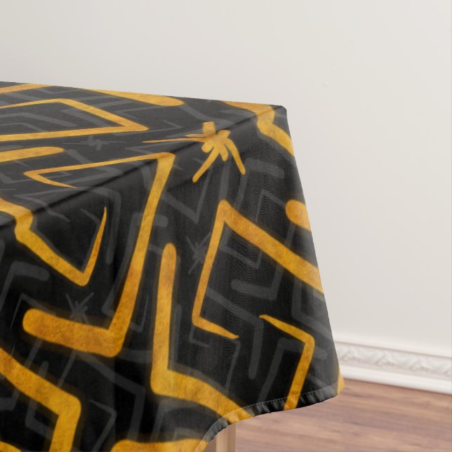 Atomic Age 1950s Retro Party Tablecloth (In Situ)