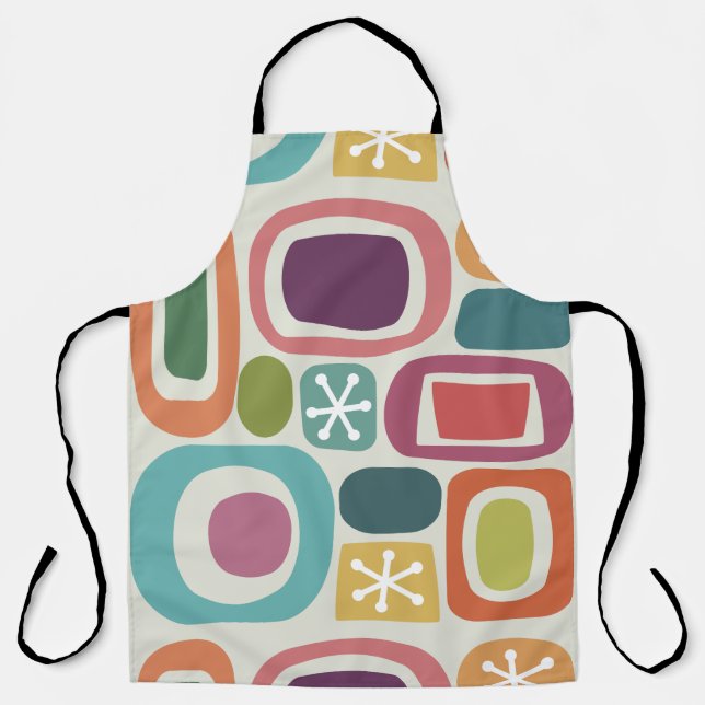 Atomic Age Fieldstones Colourful Apron (Front)