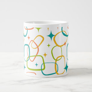 Atomic Age Mid-Century Retro Sparkle Coffee Mug