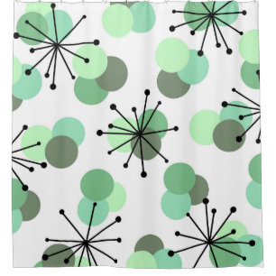 Atomic Age Molecules Mint Green