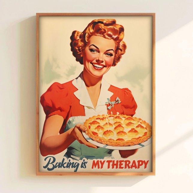 Atomic Age Print Funny Kitchen Wall Art Retro Prin (Creator Uploaded)