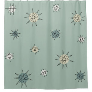 Atomic Age Starburst Planets Sage Green