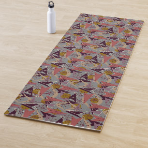 Atomic Arrows   Fifties Style   Mid-Century Modern Yoga Mat