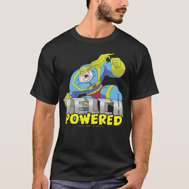 Atomic Belch Man - Belch Powered T-Shirt (Devant)