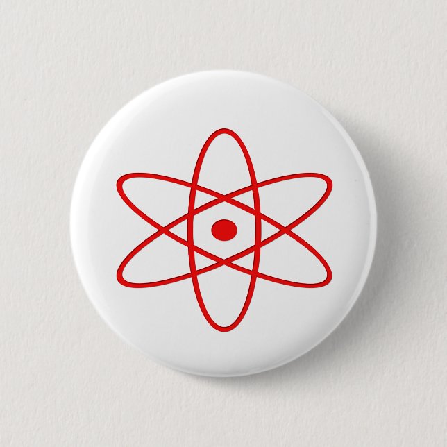 Atomic Blast 2 Inch Round Button (Front)