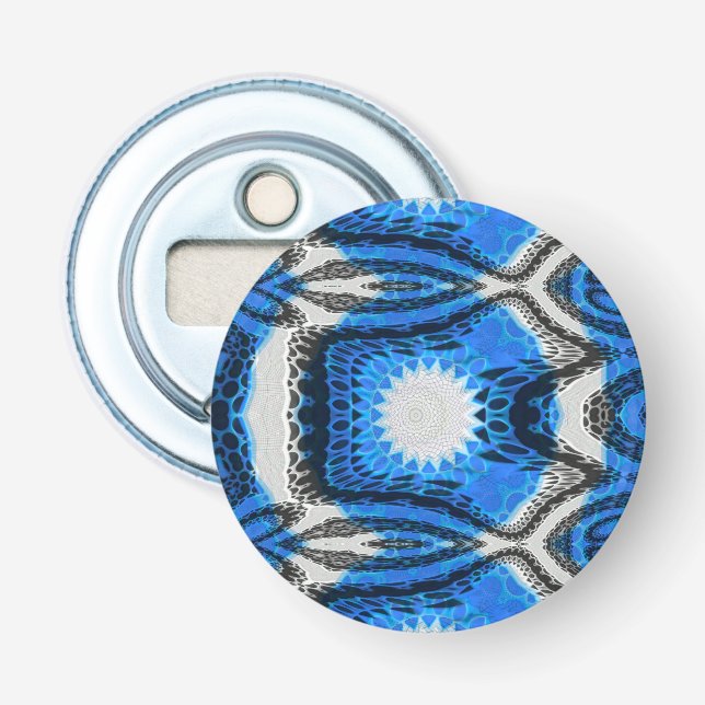 Atomic Blue Bottle Opener (Front)