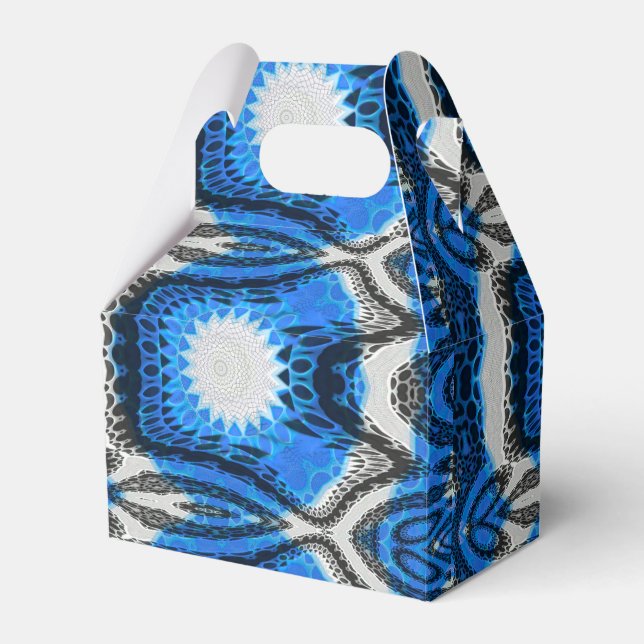 Atomic Blue Favor Box (Front Side)
