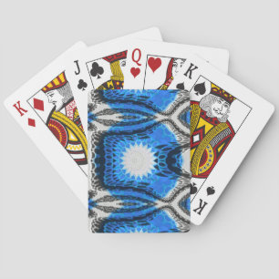 Atomic Blue Playing Cards