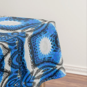 Atomic Blue Tablecloth
