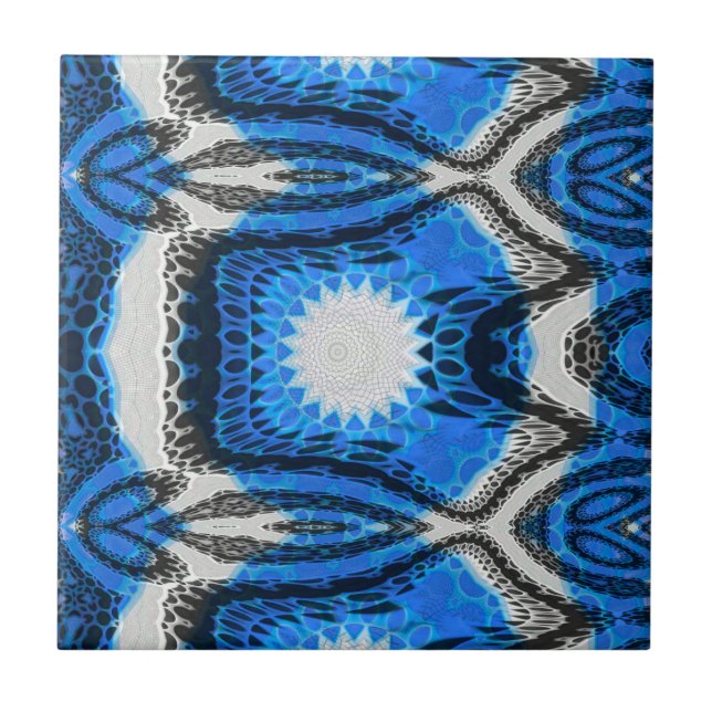 Atomic Blue Tile (Front)