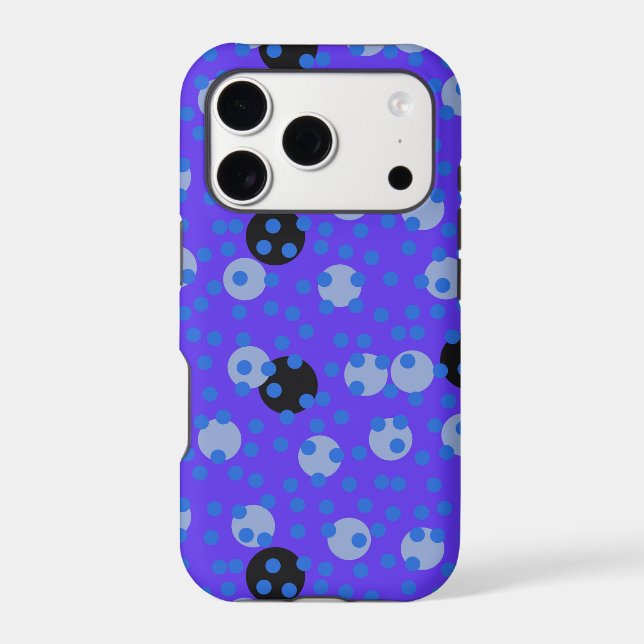 Atomic Blueberry - Retro Polka Dot Dream   (Back)