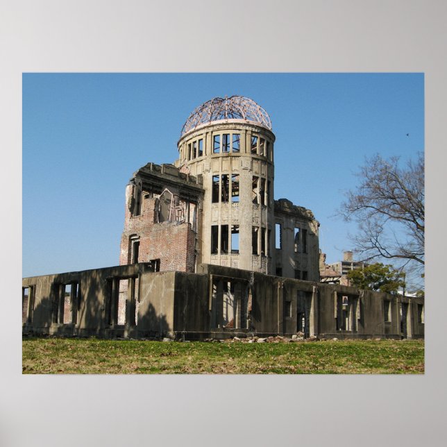 Atomic Bomb Dome, Hiroshima, Japan Poster (Front)