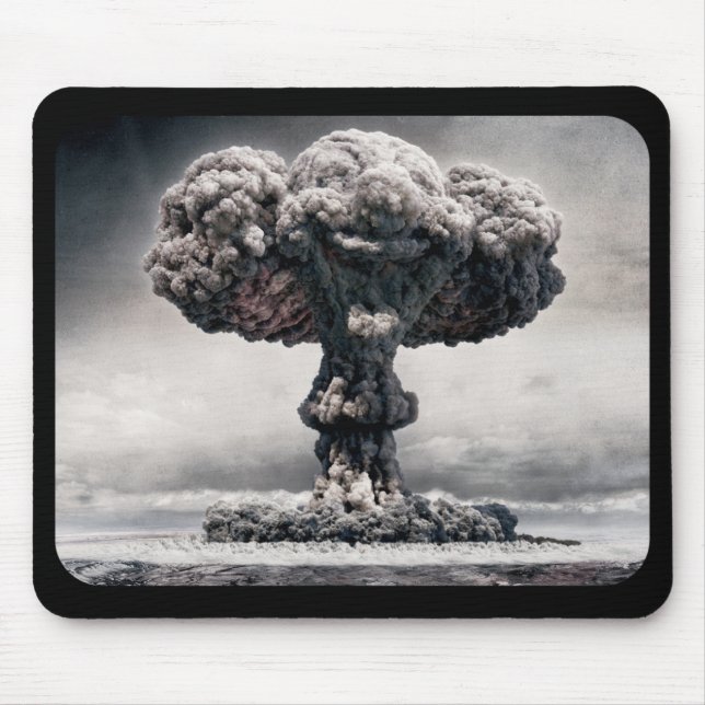 atomic bomb explosion mouse pad (Front)