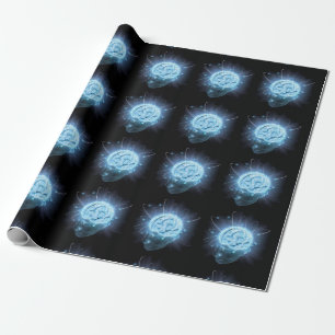 Atomic Brain Wrapping Paper