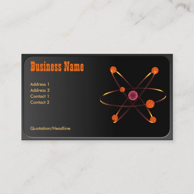 Atomic Business Card (Front)