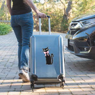Atomic Cat With Pink Bow Cat Girly Clean Girl Kitt