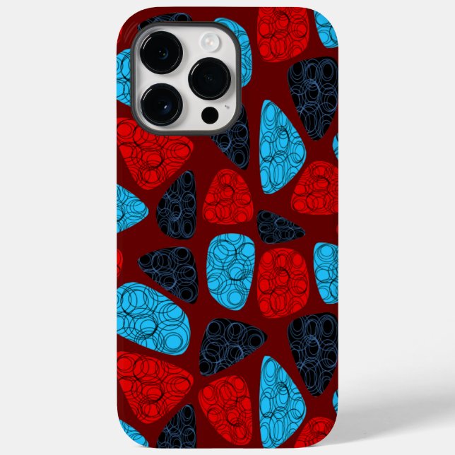 Atomic Circle Mosaic Case-Mate iPhone Case (Back)